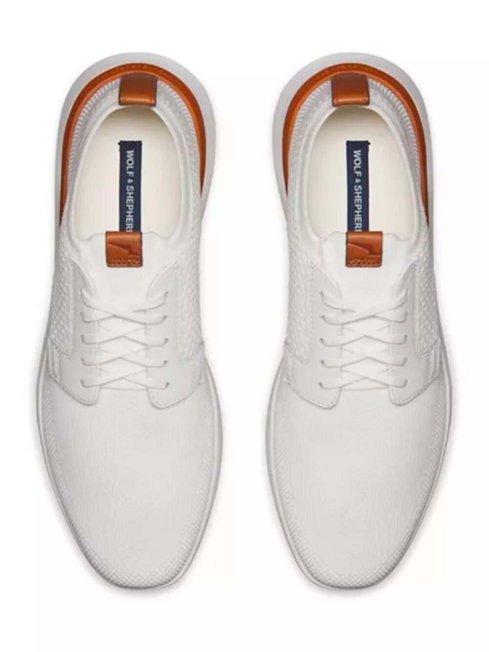 Wolf & Shepherd Swiftknit Derby Sneakers White Men's Size 10 Women's Size 12 NEW